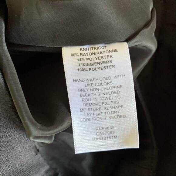 Halogen Black A Line Midi Skirt Textured Pleated Flowy Chic Office Casual 2 - Picture 6 of 6